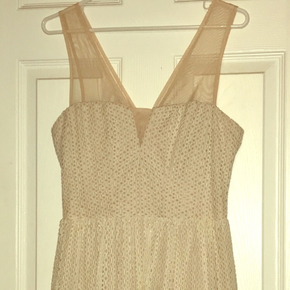 Cream Lace Dress